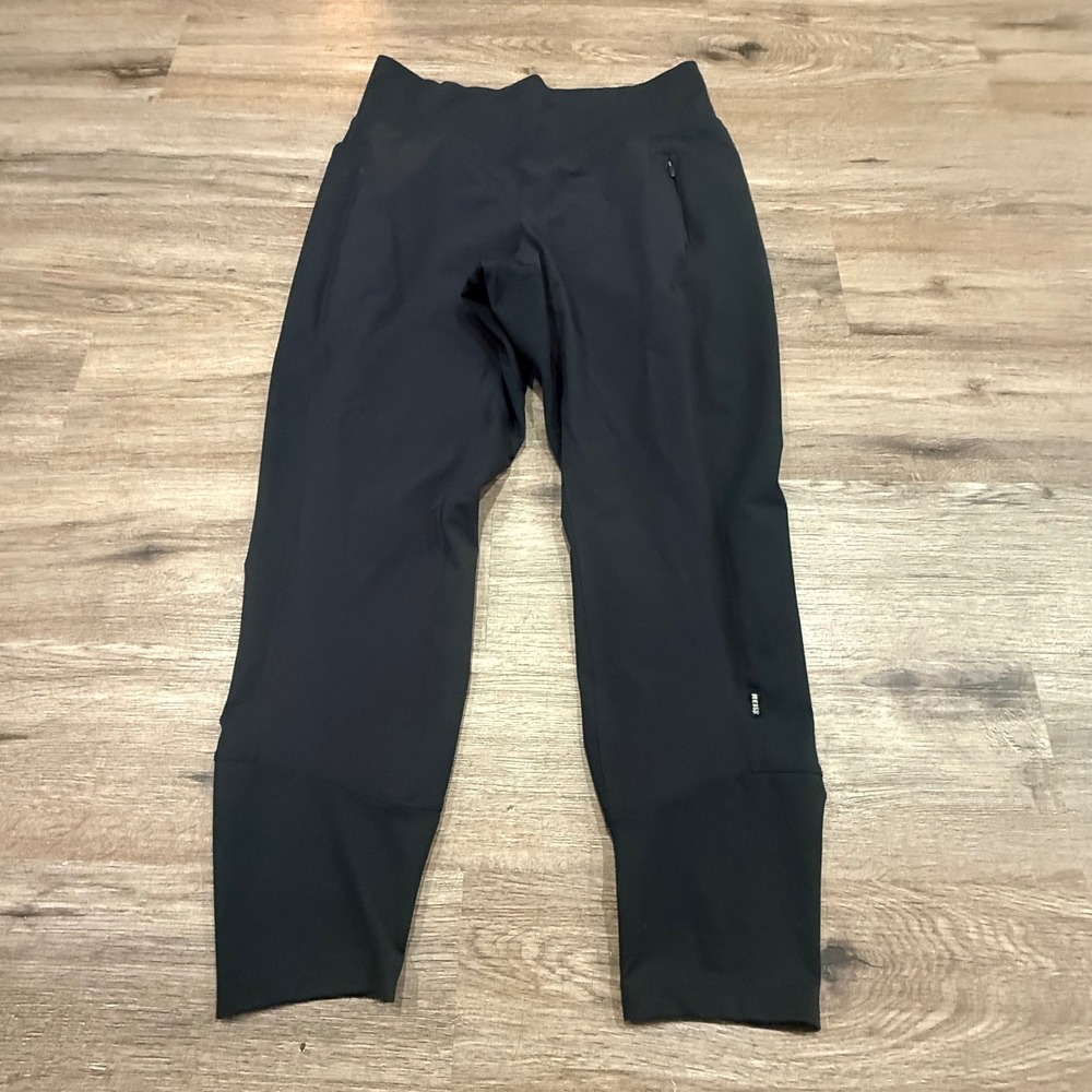 REI Co-op Active Pants Womens L Black Excellent Stretch Tapered Hiking Travel